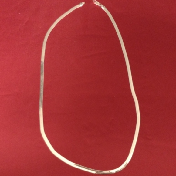 .925 Flat Sterling Silver Chain 20" - Picture 7 of 14